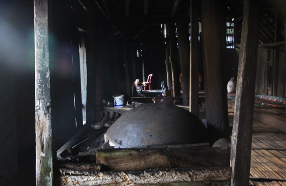 Perlengkapan masak di Rumah Adat Kampai Nan Panjang
