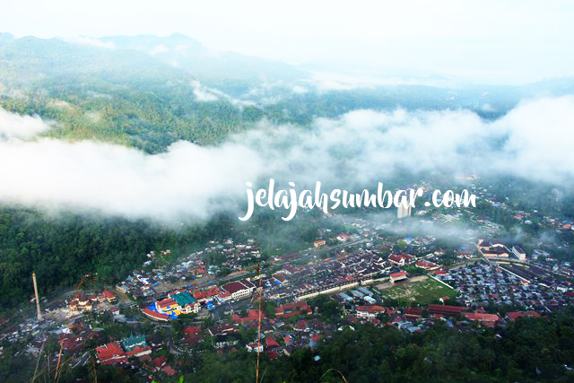 Kota Sawahlunto di pagi hari