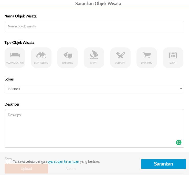 Isi review tentang obyek wisata yang pernah kamu datangi