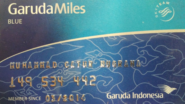 Kartu member Garuda Miles