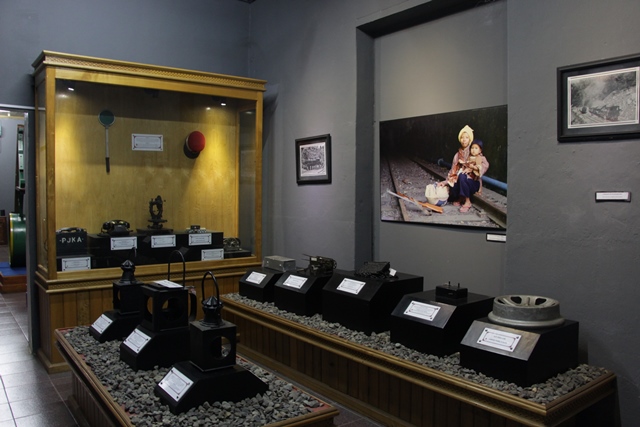 Salah satu bagian dalam dari Museum Kereta Api Sawahlunto