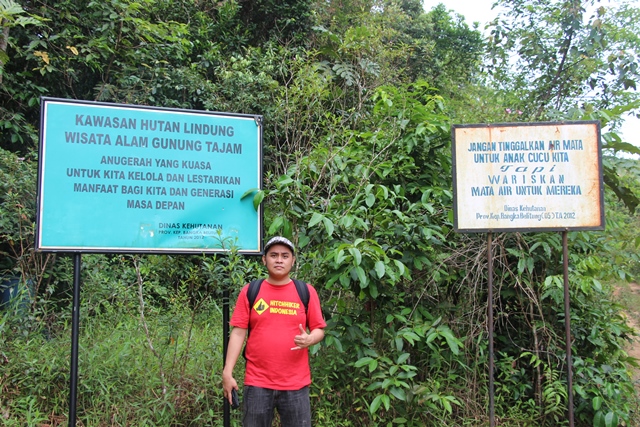 Batu Mentas masuk ke dalam kawasan hutan lindung wisata alam Gunung Tajam
