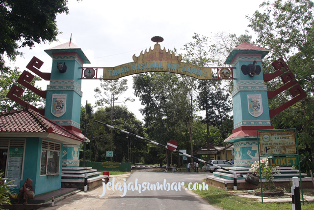 Pintu Gerbang Taman Nasional Way Kambas