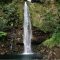 Lembah Anai Waterfall with lush forest and railway in West Sumatra