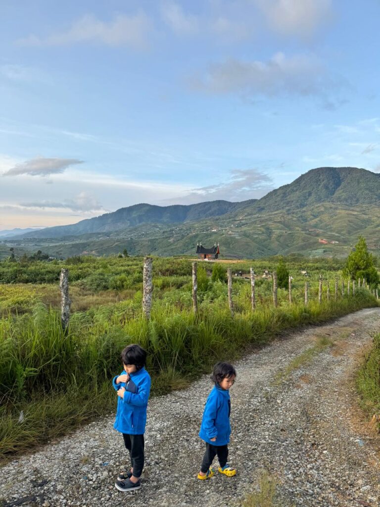 suasana pagi di Solok Radjo